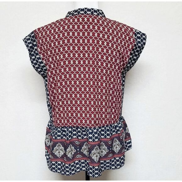 ANTHROPOLOGIE En Elly Mariya Mosaic V-neck Tunic - Picture 8 of 12